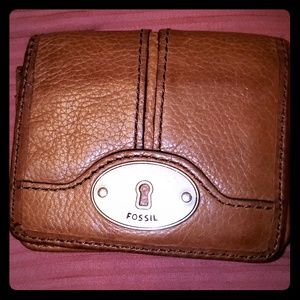 Fossil Maddox Leather Bifold Wallet Card Case